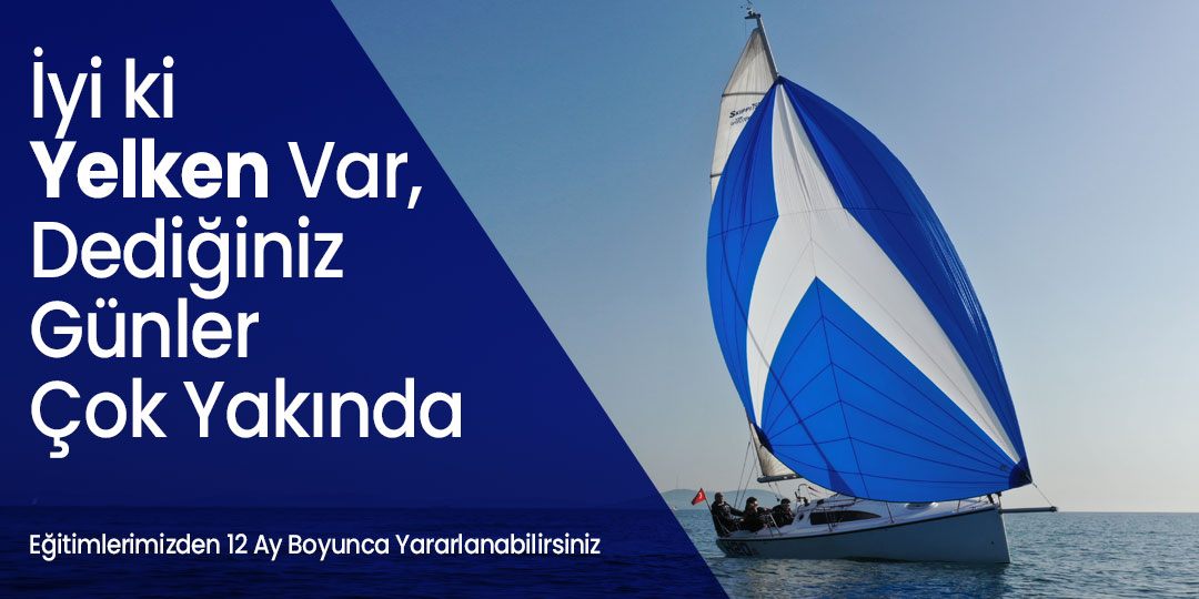 İyi ki yelken var pop-up görseli. Marmara denizinde seyir yapan H2O yelken görseli